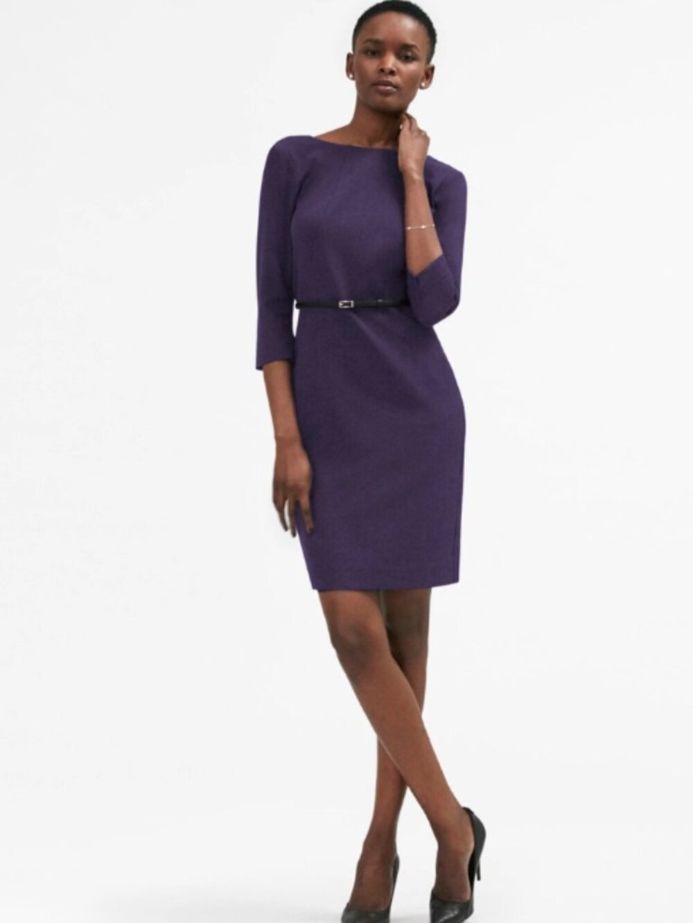 M.M.LaFleur Etsuko Dress in Elderberry